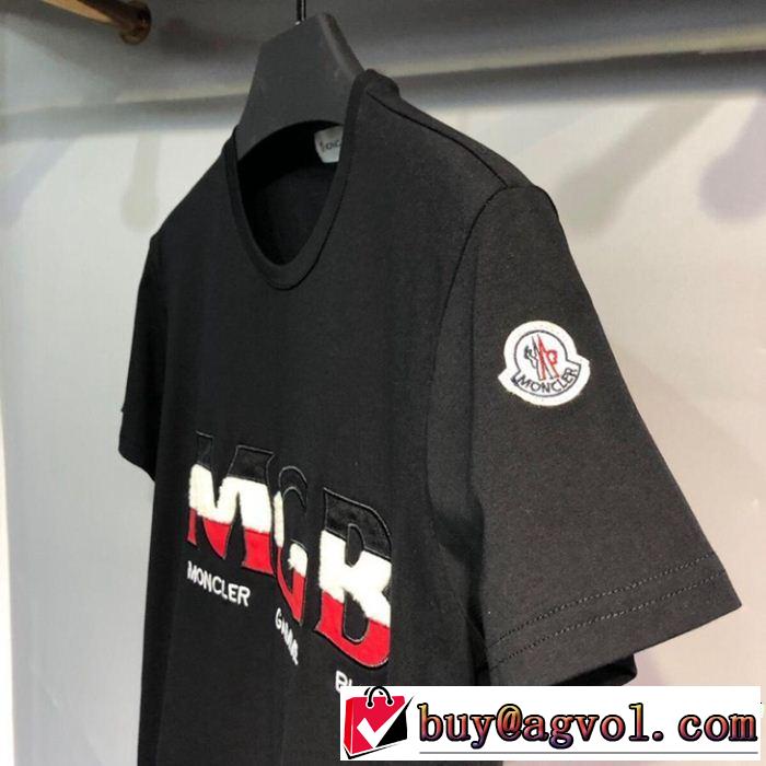 MONCLER モンクレール 半袖Tシャツ 3色可選 優しげ人気アイテム 2019年春夏のトレンドアイテム