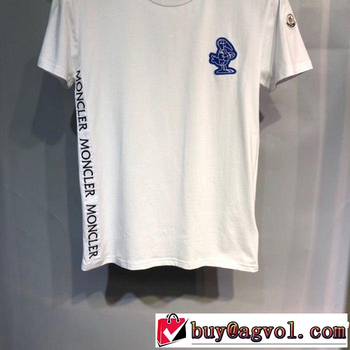 2019春夏は人気定番  MONCLER モンクレール 半袖Tシャツ 3色可選 人気ストリートブランド新品