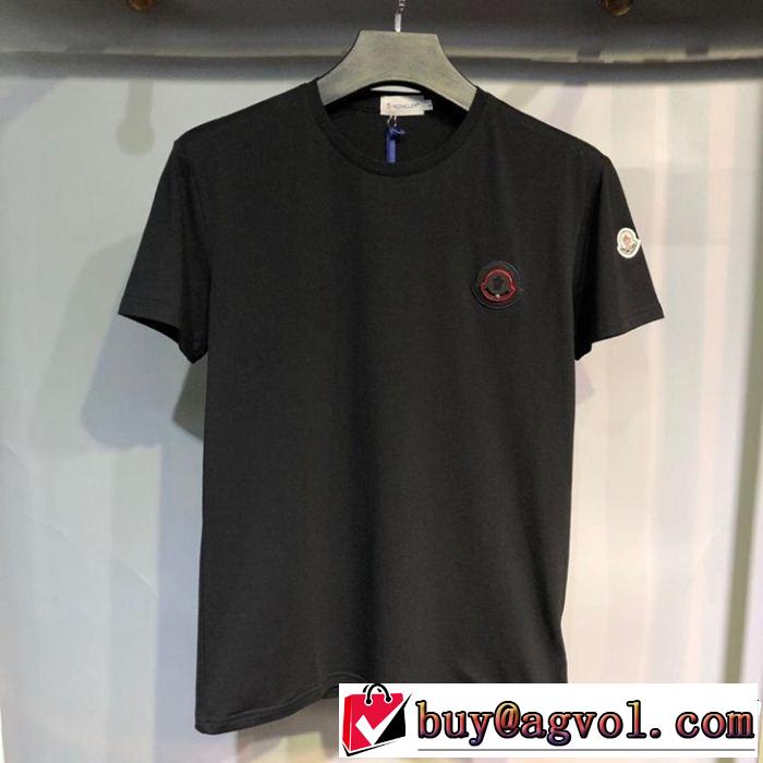 3色可選 派手にはなりすぎず 2019春夏トレンドアイテム MONCLER モンクレール 半袖Tシャツ