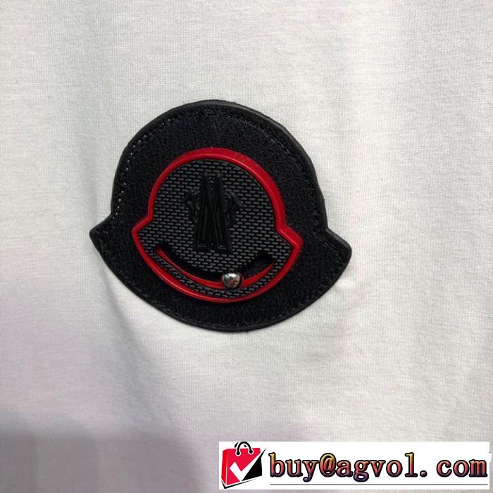 3色可選 派手にはなりすぎず 2019春夏トレンドアイテム MONCLER モンクレール 半袖Tシャツ