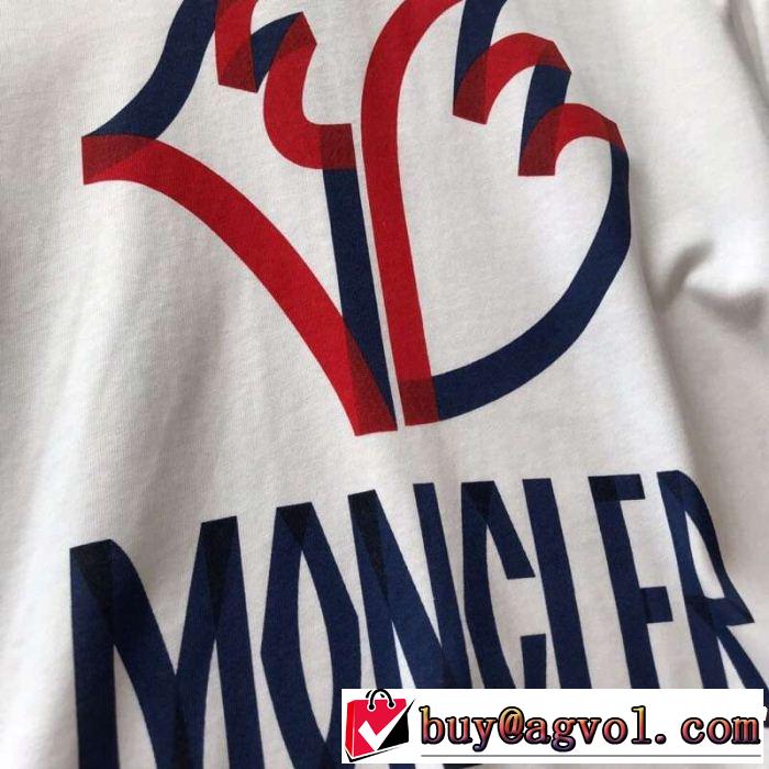 2019年の夏のマスト 春夏シンプルファッションでOK！  MONCLER モンクレール 半袖Tシャツ