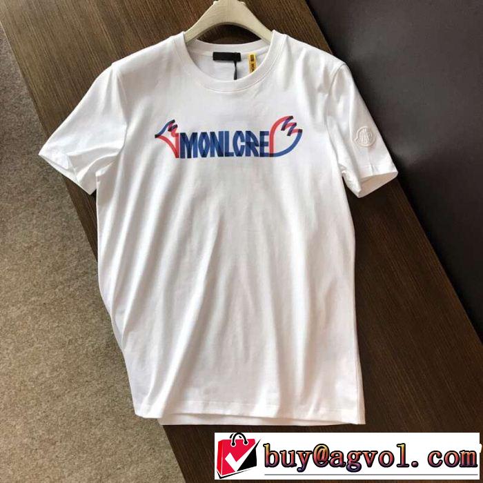 2019年春夏のトレンドアイテム 定番のスタイル春夏限定 MONCLER モンクレール 半袖Tシャツ 2色可選