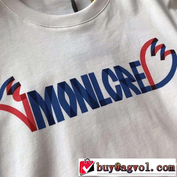 2019年春夏のトレンドアイテム 定番のスタイル春夏限定 MONCLER モンクレール 半袖Tシャツ 2色可選