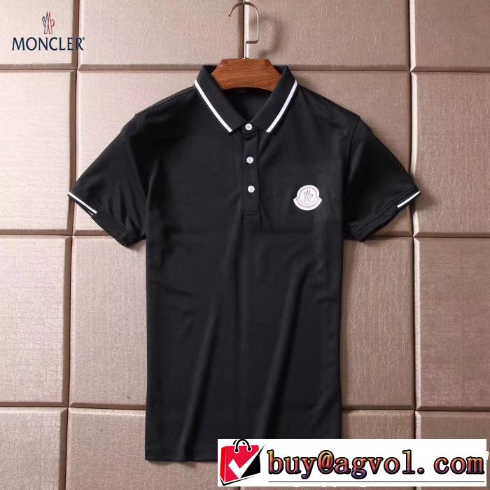  2019春夏トレンドアイテム Tシャツ/ティーシャツ 高級感が好評です モンクレール MONCLER 2色可選 