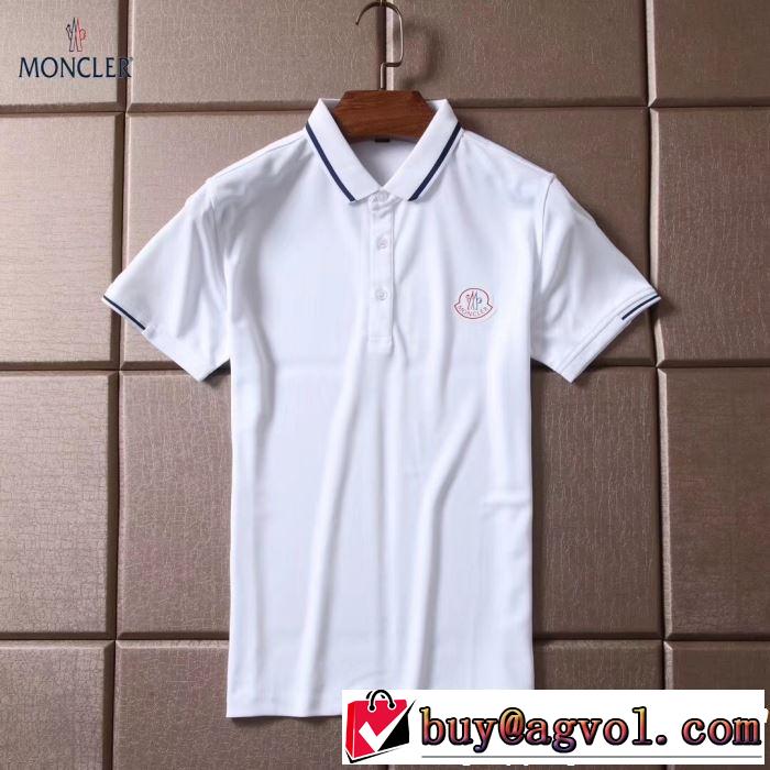 2019春夏トレンドアイテム Tシャツ/ティーシャツ 高級感が好評です モンクレール MONCLER 2色可選