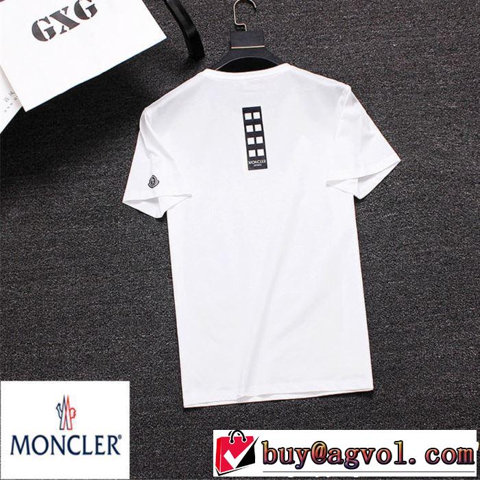 モンクレール MONCLER  透け感優しい Tシャツ/ティーシャツ カジュアルさ 2色可選 2019年の春夏に着たい