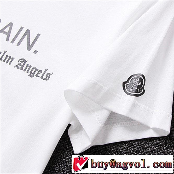 モンクレール MONCLER  透け感優しい Tシャツ/ティーシャツ カジュアルさ 2色可選 2019年の春夏に着たい