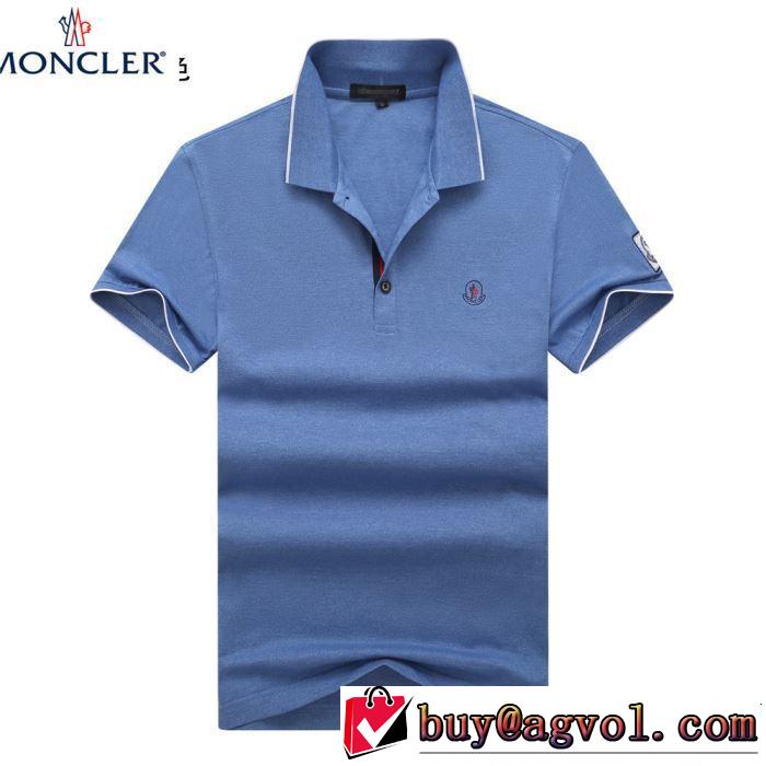 この夏は注目新作 Tシャツ/ティーシャツ 3色可選 【2019春夏】最新コレクション モンクレール MONCLER