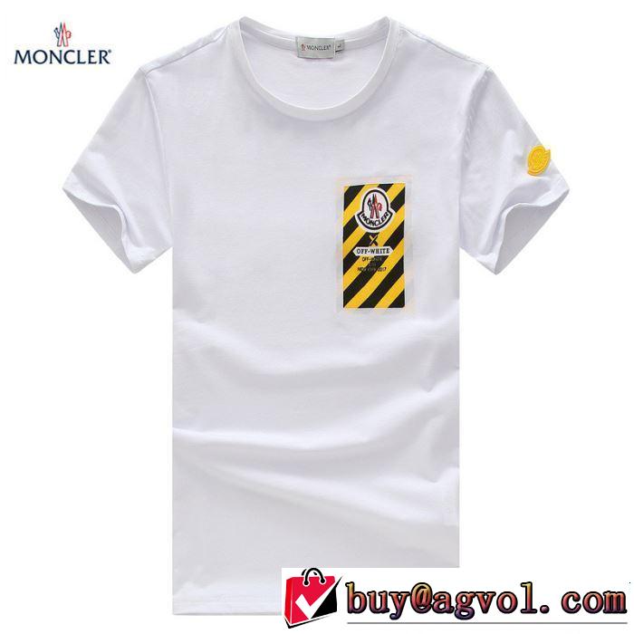3色可選 【2019年】夏のファッション オシャレ上級者に モンクレール MONCLER Tシャツ/ティーシャツ