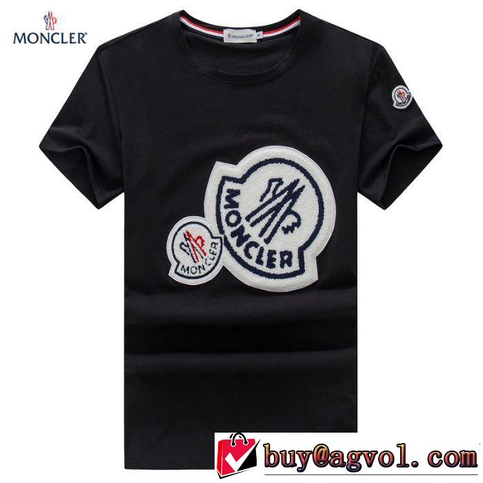 2019SSのトレンド商品 おしゃれデザインも大人気 モンクレール MONCLER Tシャツ/ティーシャツ 3色可選