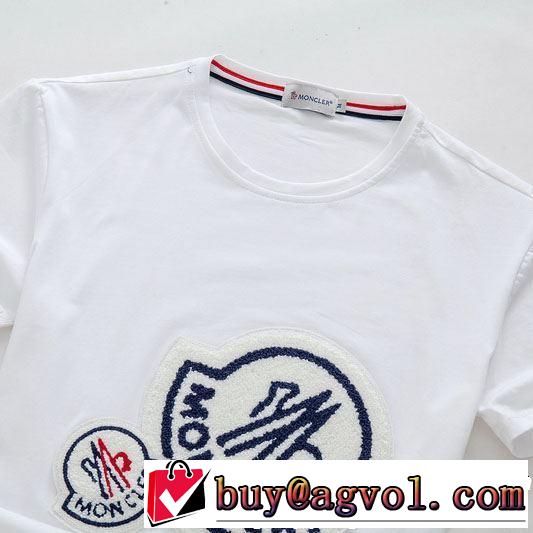 2019SSのトレンド商品 おしゃれデザインも大人気 モンクレール MONCLER Tシャツ/ティーシャツ 3色可選