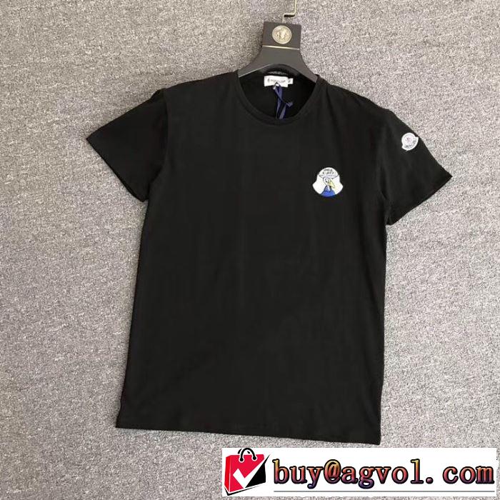 モンクレール MONCLER Tシャツ/ティーシャツ 3色可選 2019春夏のトレンド新商品 お洒落トレンド人気