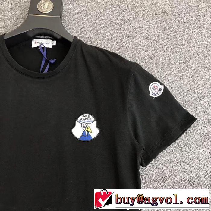 モンクレール MONCLER Tシャツ/ティーシャツ 3色可選 2019春夏のトレンド新商品 お洒落トレンド人気