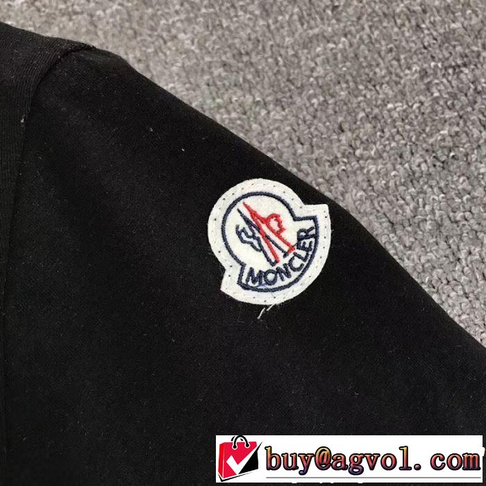 モンクレール MONCLER Tシャツ/ティーシャツ 3色可選 2019春夏のトレンド新商品 お洒落トレンド人気