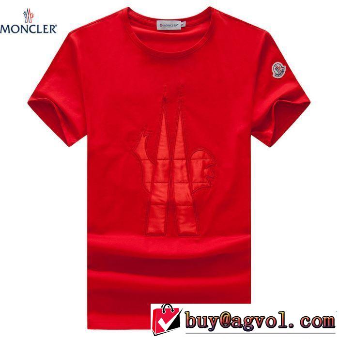 MONCLER Tシャツ/ティーシャツ 4色可選 2019春夏の大注目トレンド カジュアルを一歩大人に モンクレール