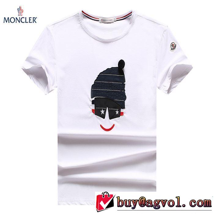 3色可選 2019春夏も引き続きトレンド きれいめ派に上質 モンクレール MONCLER Tシャツ/ティーシャツ