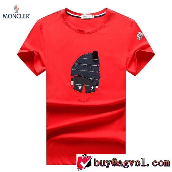 3色可選 2019春夏も引き続きトレンド きれいめ派に上質 モンクレール MONCLER Tシャツ/ティーシャツ