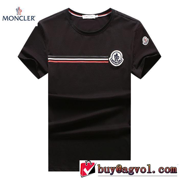2019春夏も引き続き人気セール きれいめ上品に モンクレール MONCLER Tシャツ/ティーシャツ 3色可選