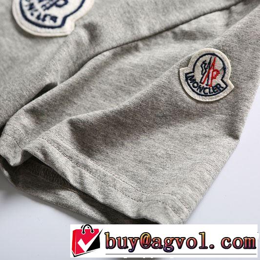 2019春夏も引き続き人気セール きれいめ上品に モンクレール MONCLER Tシャツ/ティーシャツ 3色可選