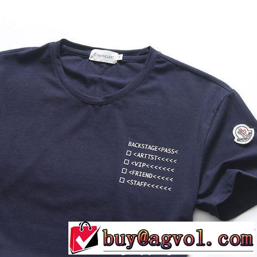 サラサラの着心地 モンクレール MONCLER Tシャツ/ティーシャツ 3色可選 2019春夏人気トレンドアイテム