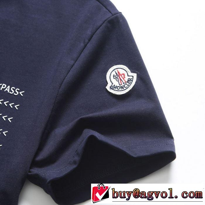 サラサラの着心地 モンクレール MONCLER Tシャツ/ティーシャツ 3色可選 2019春夏人気トレンドアイテム
