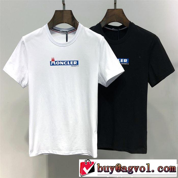 MONCLER Tシャツ/ティーシャツ 2色可選 2019年の夏のマスト おしゃれ上級者に挑戦 モンクレール