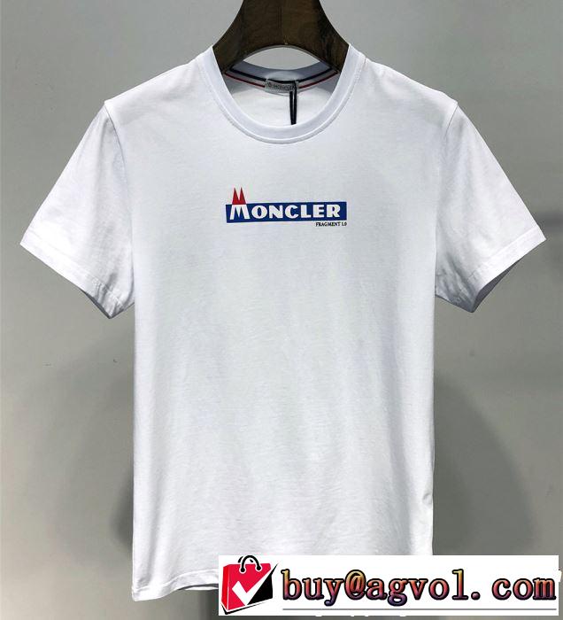 MONCLER Tシャツ/ティーシャツ 2色可選 2019年の夏のマスト おしゃれ上級者に挑戦 モンクレール