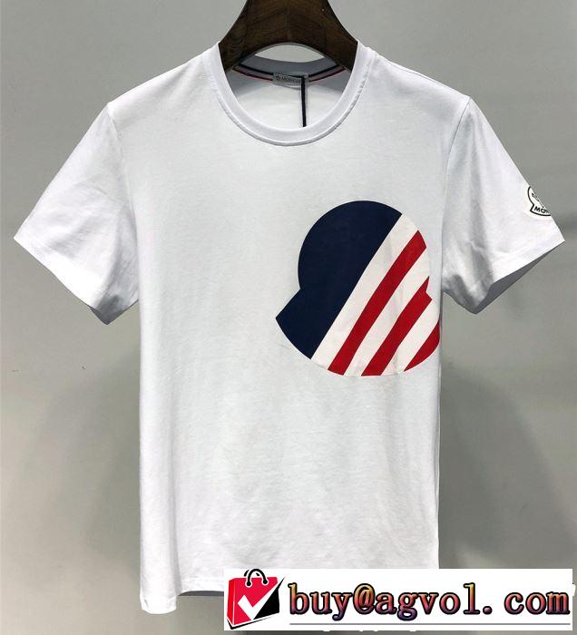 Tシャツ/ティーシャツ 2色可選 2019年春夏シーズンの人気 きちんと感が抜群 モンクレール MONCLER