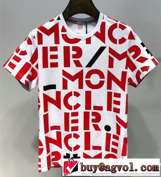 2019年春夏流行ファッション キレイめ感が強い モンクレール MONCLER Tシャツ/ティーシャツ 2色可選