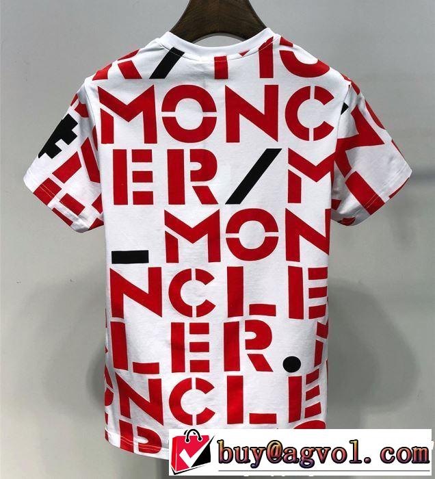 2019年春夏流行ファッション キレイめ感が強い モンクレール MONCLER Tシャツ/ティーシャツ 2色可選