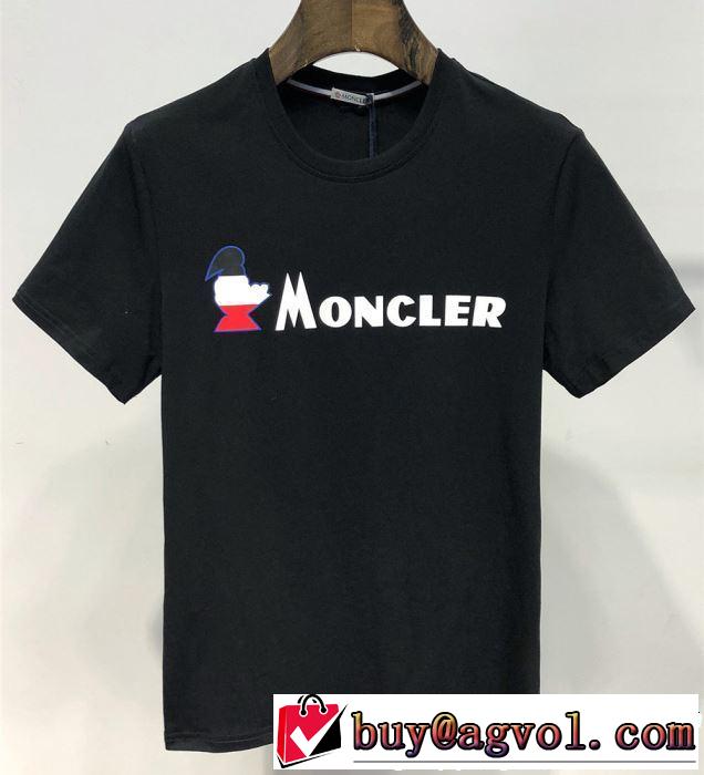 きちんと感をプラス モンクレール MONCLER Tシャツ/ティーシャツ 2色可選 2019年最新ファッション