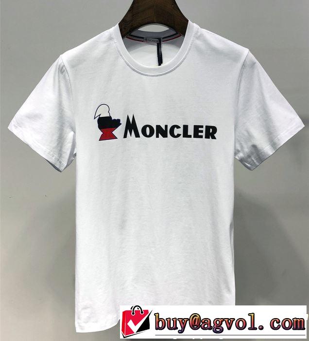 きちんと感をプラス モンクレール MONCLER Tシャツ/ティーシャツ 2色可選 2019年最新ファッション