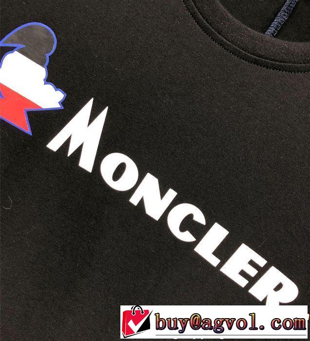 きちんと感をプラス モンクレール MONCLER Tシャツ/ティーシャツ 2色可選 2019年最新ファッション