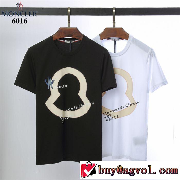 モンクレール MONCLER Tシャツ/ティーシャツ 2色可選 2019夏ファション新品 オシャレ印象で人気の高い