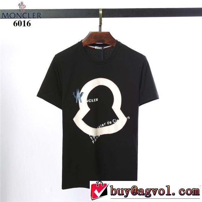 モンクレール MONCLER Tシャツ/ティーシャツ 2色可選 2019夏ファション新品 オシャレ印象で人気の高い