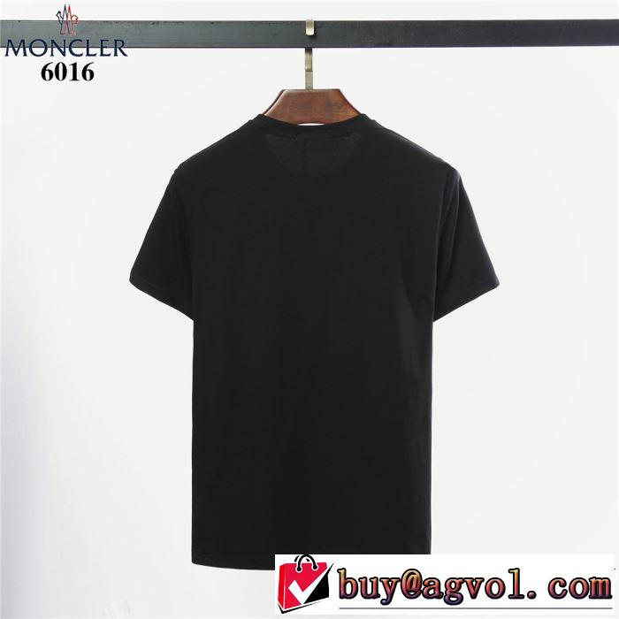 モンクレール MONCLER Tシャツ/ティーシャツ 2色可選 2019夏ファション新品 オシャレ印象で人気の高い