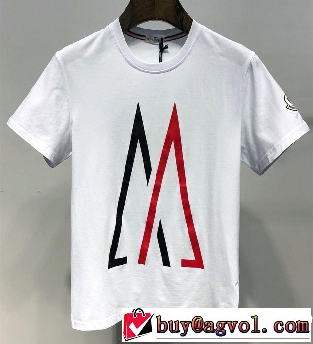 MONCLER Tシャツ/ティーシャツ 2色可選 2019夏色っぽさ オススメしたい最新注目ファション モンクレール