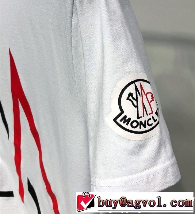 MONCLER Tシャツ/ティーシャツ 2色可選 2019夏色っぽさ オススメしたい最新注目ファション モンクレール