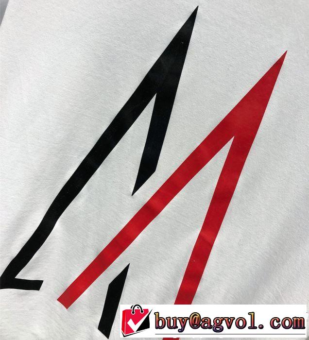 MONCLER Tシャツ/ティーシャツ 2色可選 2019夏色っぽさ オススメしたい最新注目ファション モンクレール