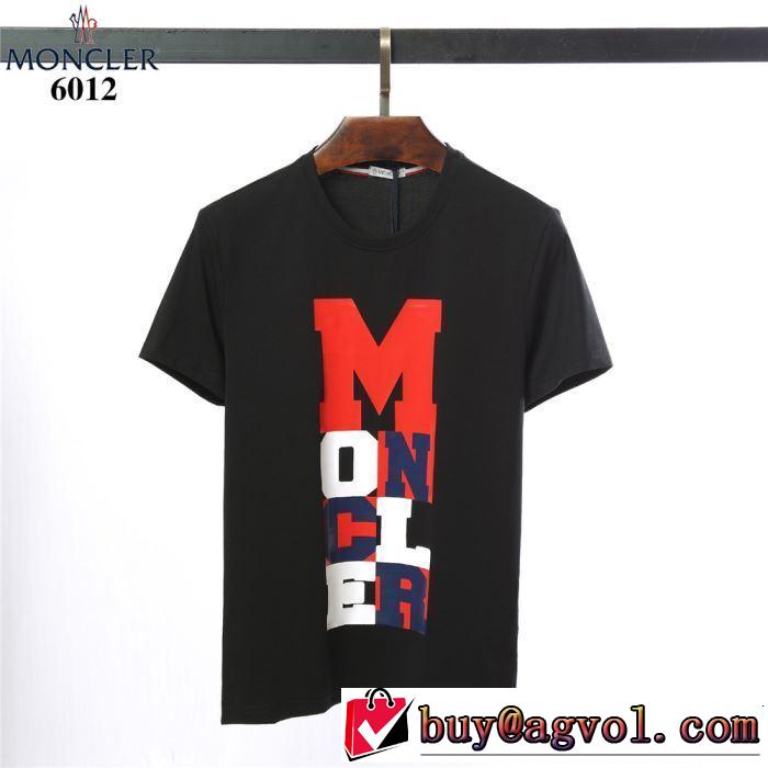 2色可選 大人カジュアル夏ファッション2019 抜け感スゴイ モンクレール MONCLER Tシャツ/ティーシャツ