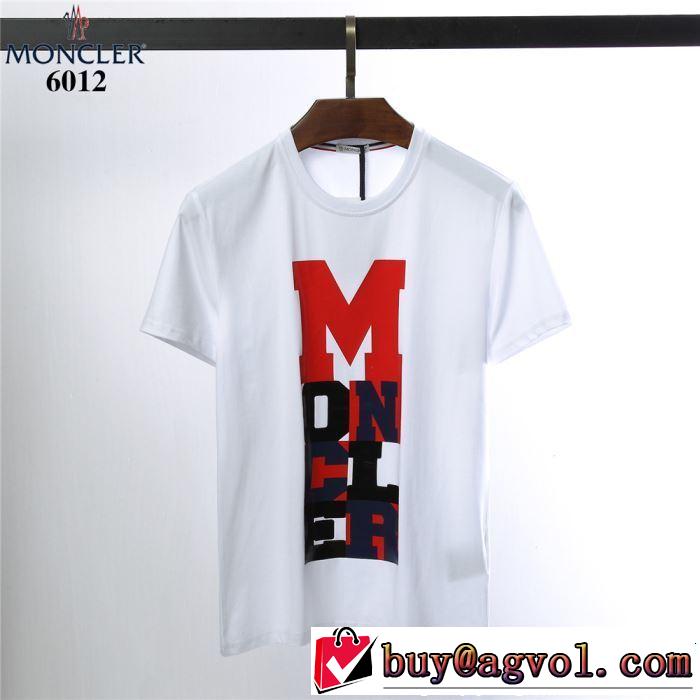 2色可選 大人カジュアル夏ファッション2019 抜け感スゴイ モンクレール MONCLER Tシャツ/ティーシャツ