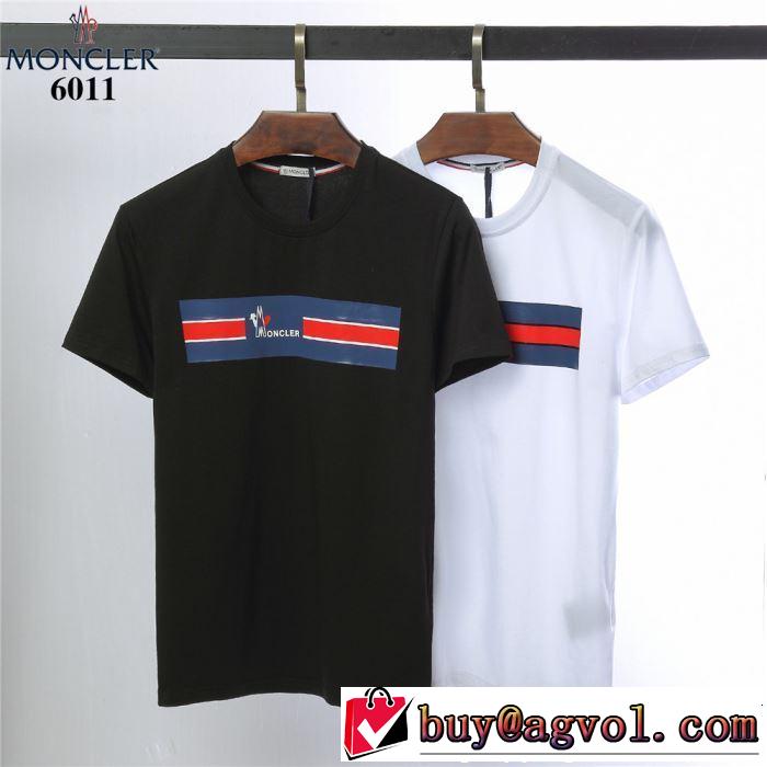 2019年の春夏に着たい おすすめな大人のトレンド モンクレール MONCLER Tシャツ/ティーシャツ 2色可選