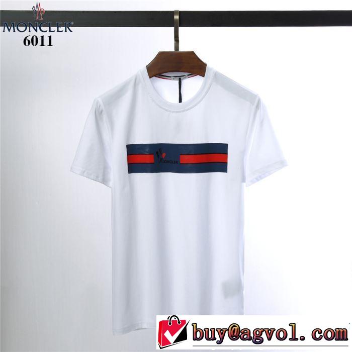 2019年の春夏に着たい おすすめな大人のトレンド モンクレール MONCLER Tシャツ/ティーシャツ 2色可選