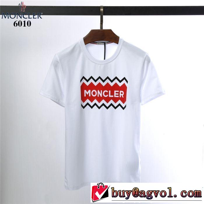 春夏らしい華やか モンクレール MONCLER Tシャツ/ティーシャツ 2色可選 《2019年》今、注目のストリート