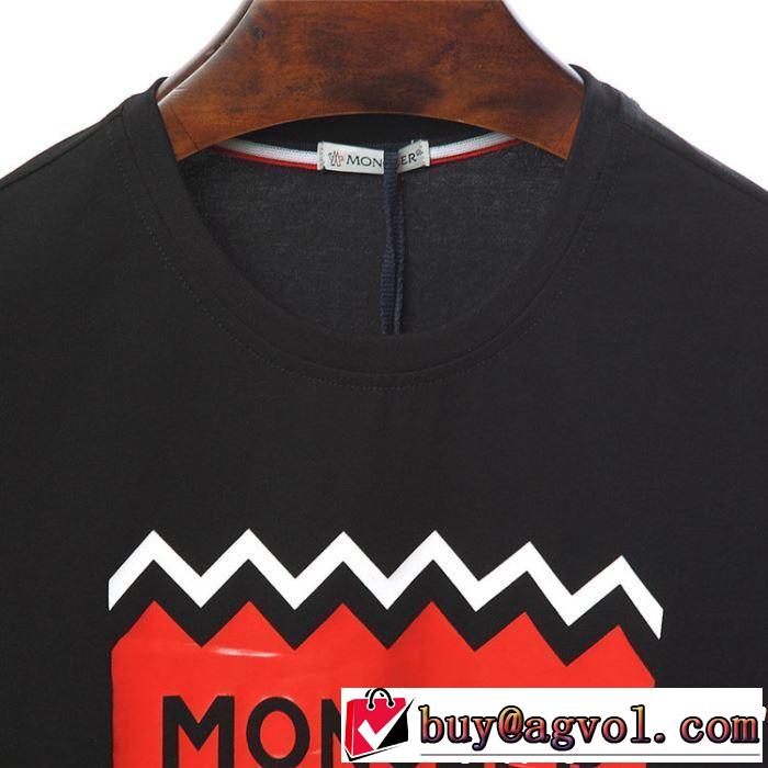 春夏らしい華やか モンクレール MONCLER Tシャツ/ティーシャツ 2色可選 《2019年》今、注目のストリート