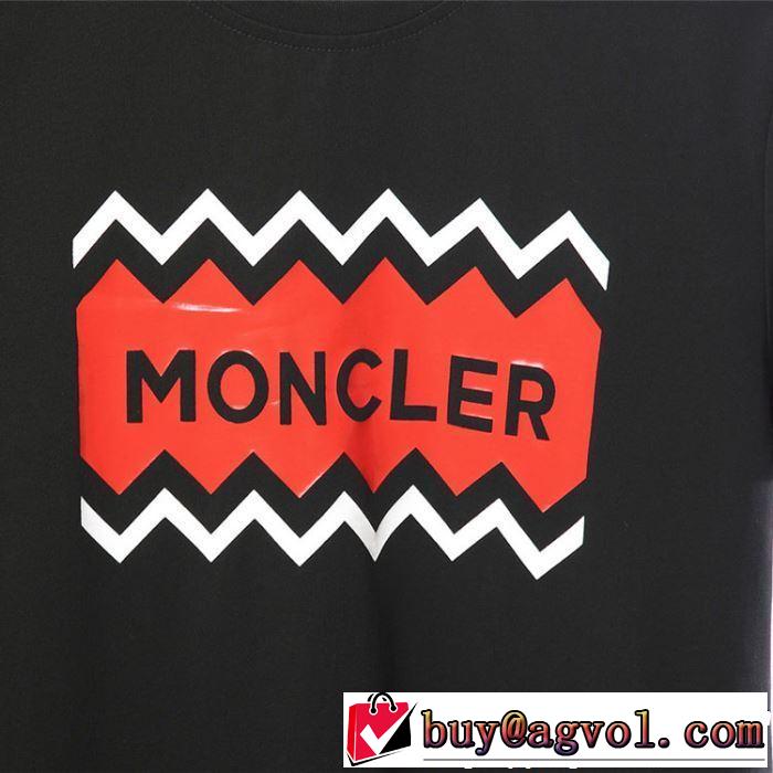 春夏らしい華やか モンクレール MONCLER Tシャツ/ティーシャツ 2色可選 《2019年》今、注目のストリート