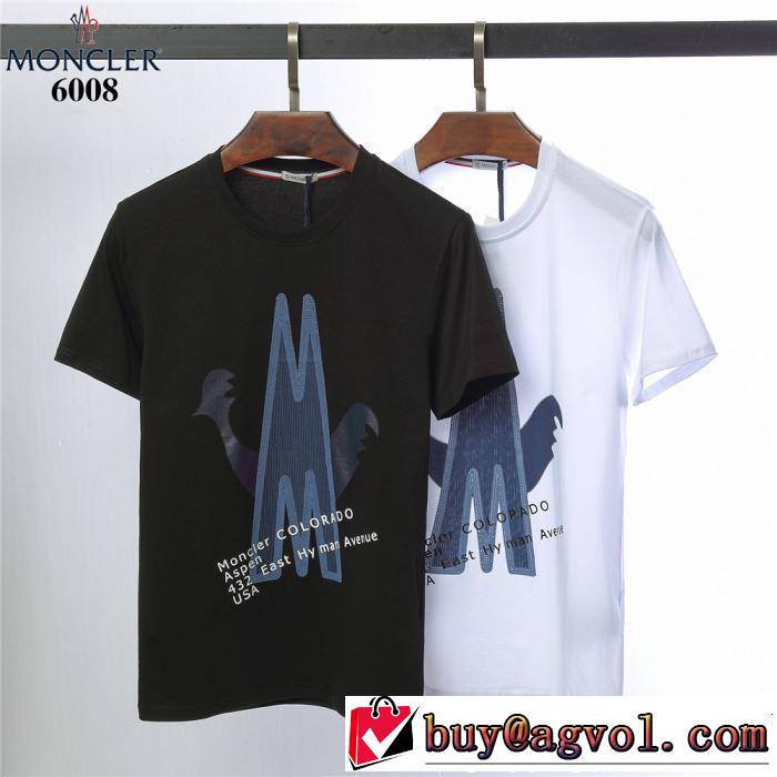MONCLER Tシャツ/ティーシャツ 2色可選 【2019春夏】最新コレクション 大人っぽく仕上げ モンクレール