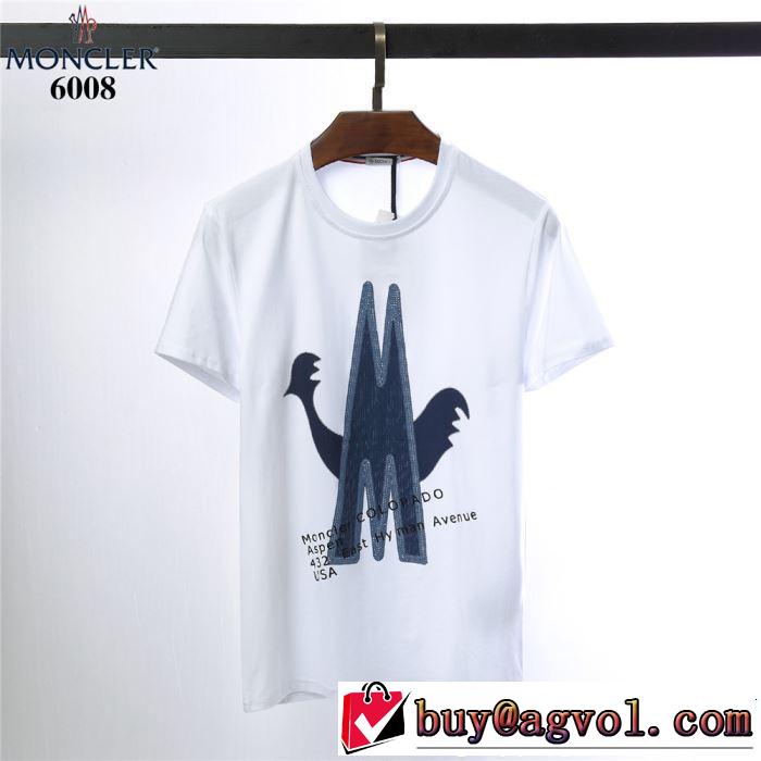 MONCLER Tシャツ/ティーシャツ 2色可選 【2019春夏】最新コレクション 大人っぽく仕上げ モンクレール