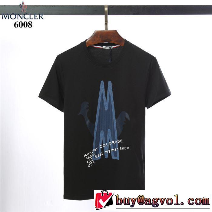 MONCLER Tシャツ/ティーシャツ 2色可選 【2019春夏】最新コレクション 大人っぽく仕上げ モンクレール