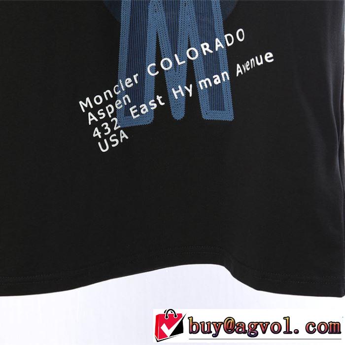 MONCLER Tシャツ/ティーシャツ 2色可選 【2019春夏】最新コレクション 大人っぽく仕上げ モンクレール
